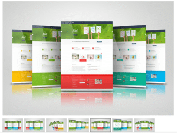Web Pages Presentation Mock Up Flayer 0020 - PSD